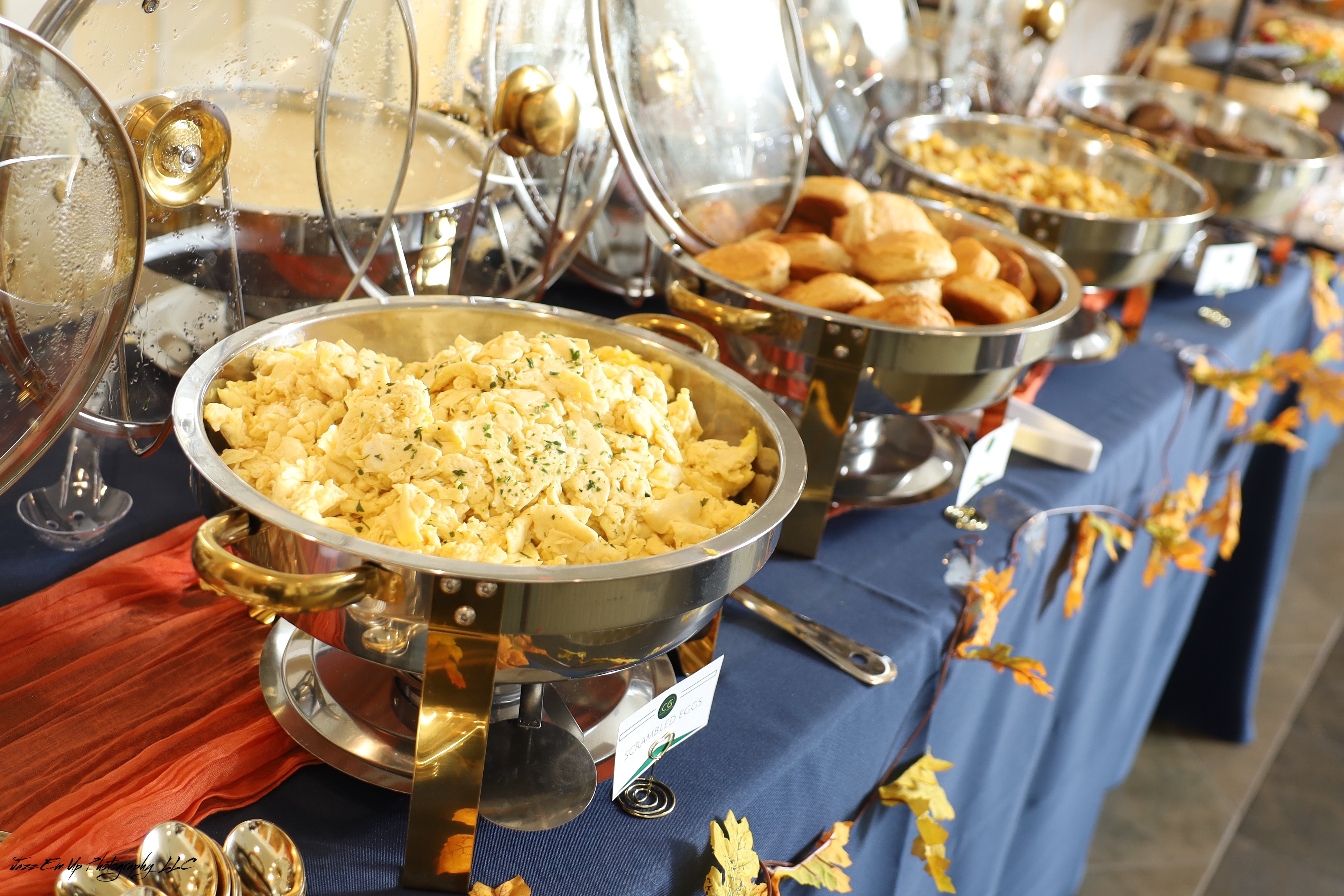 A beautiful culinary display at a Castle Gardens ILM brunch event